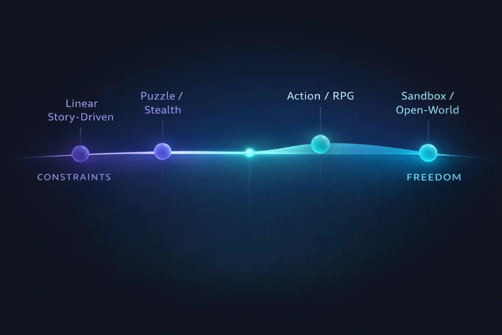 Freedom Constraints game design