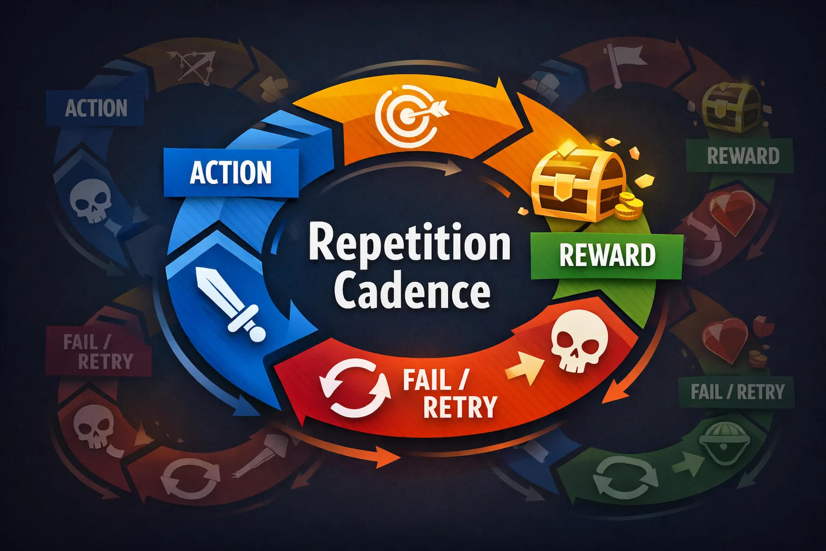 Repetition Cadence in game design